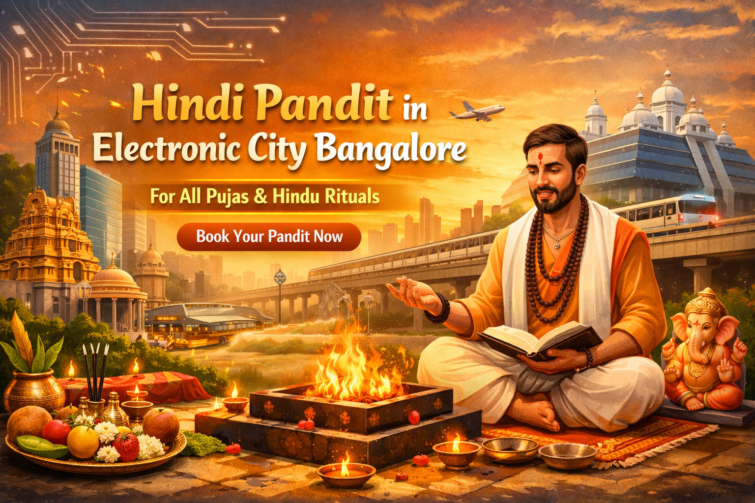 Hindi Pandit in Electronic City Bangalore